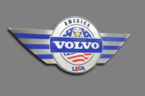 ป้ายกัดกรด VOLVO